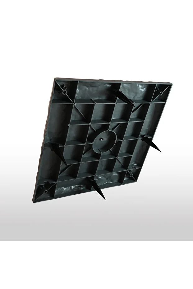 Dekoratif Bahçe Basamak Taşı 4lü Paket Antrasit